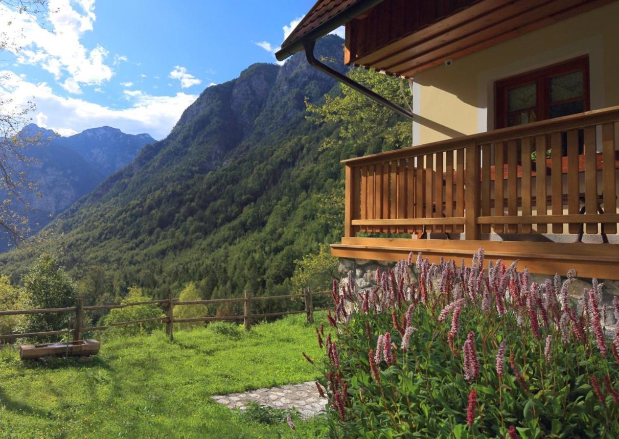 Zadnjica Holiday House Soča Kültér fotó